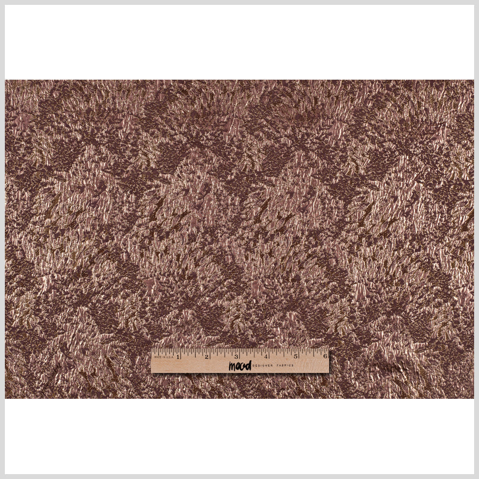 Deep Bronze Italian Metallic Brocade