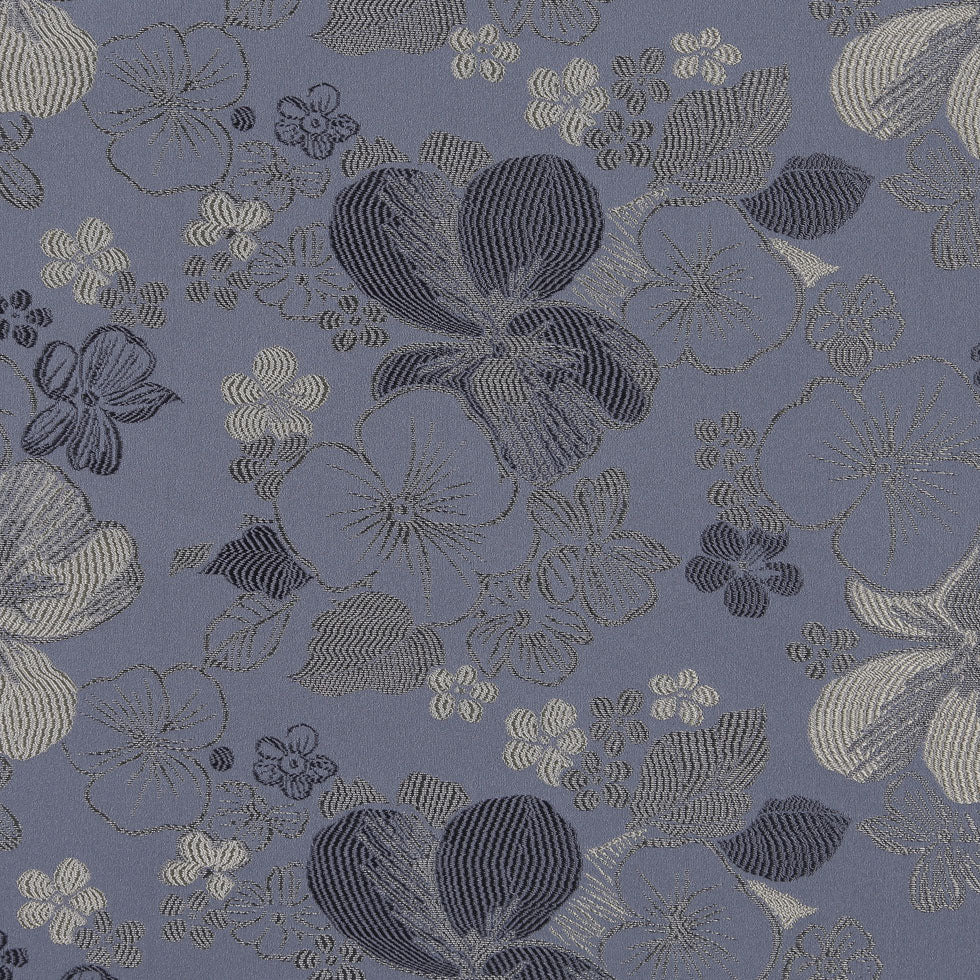 Italian Stone and Pale Gold Stretch Floral Polyester Jacquard/Brocade