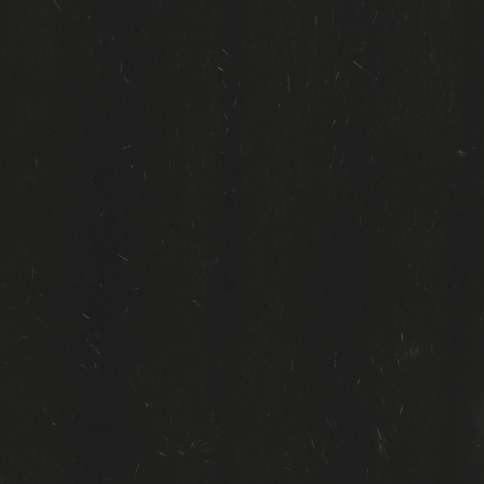 French Black Solid Faux Fur