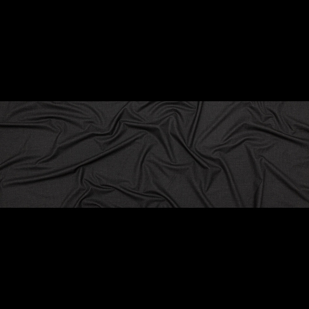 Charcoal Stretch Polyester Suiting