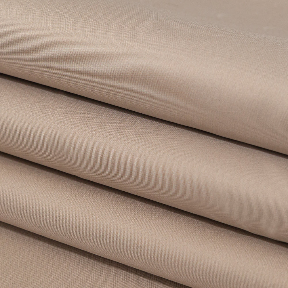 Bering Sea and Simply Taupe Reversible Polyester Taffeta