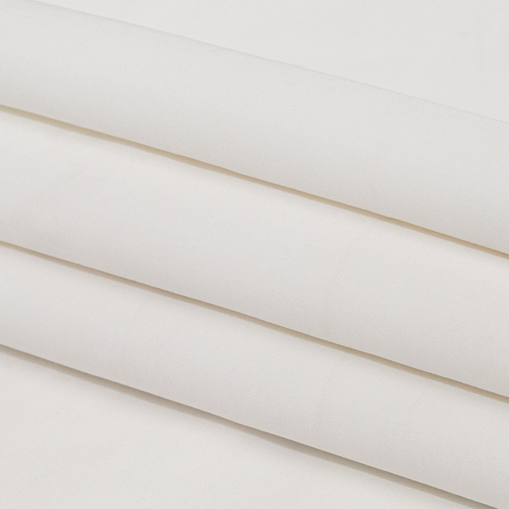 Snow White Polyester Faille