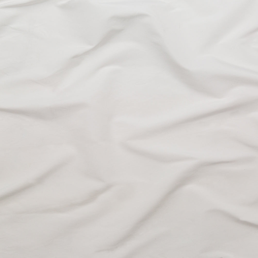 Snow White Polyester Faille