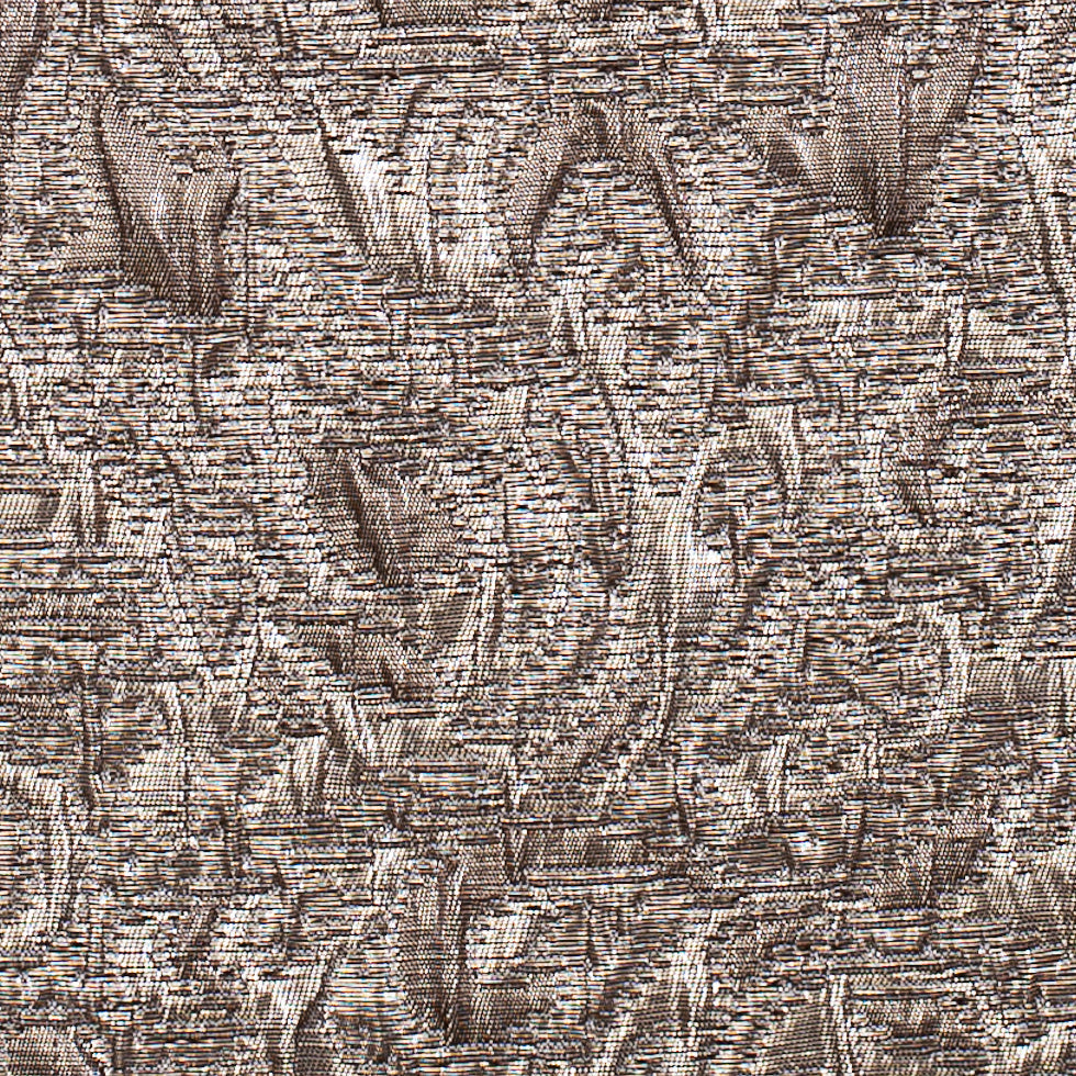 Gold Metallic Crinkled Brocade