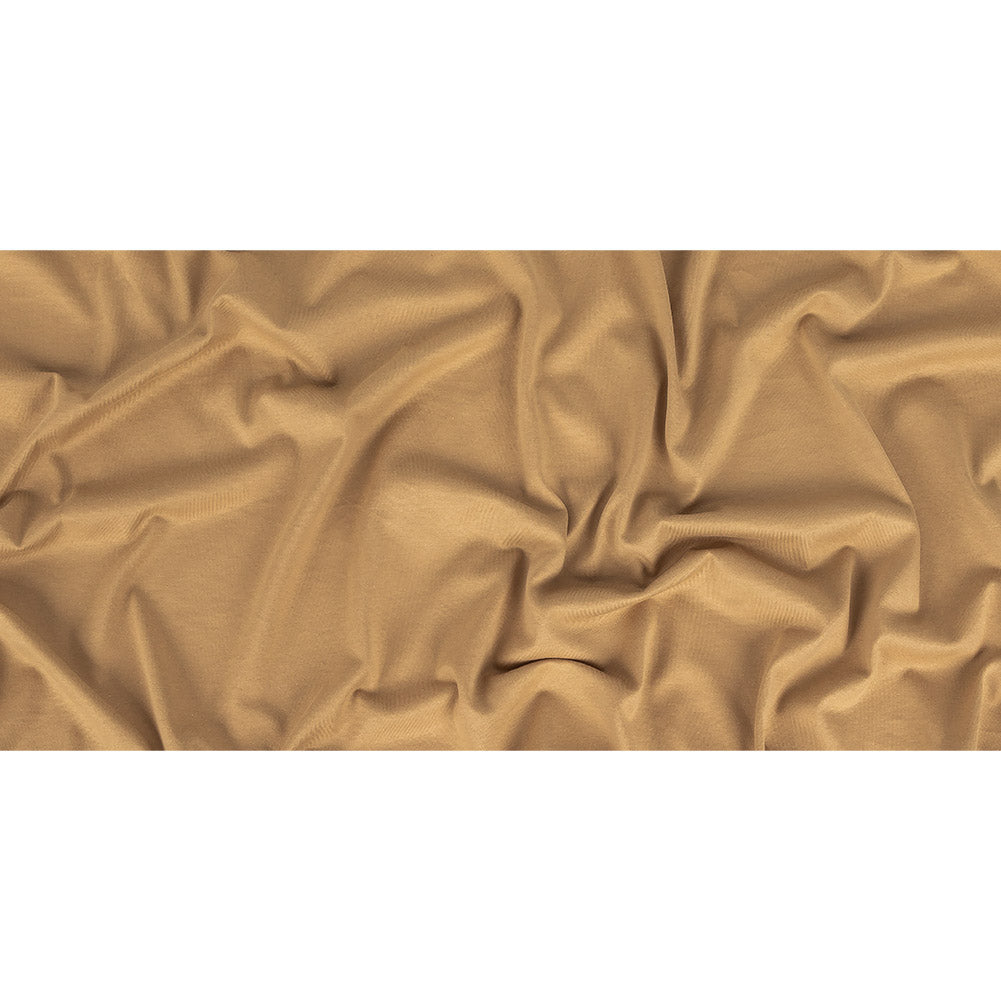 Gilded Beige Cotton and Rayon Jersey
