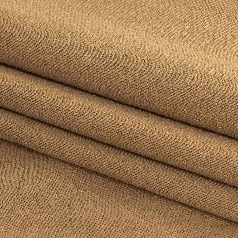 Gilded Beige Cotton and Rayon Jersey