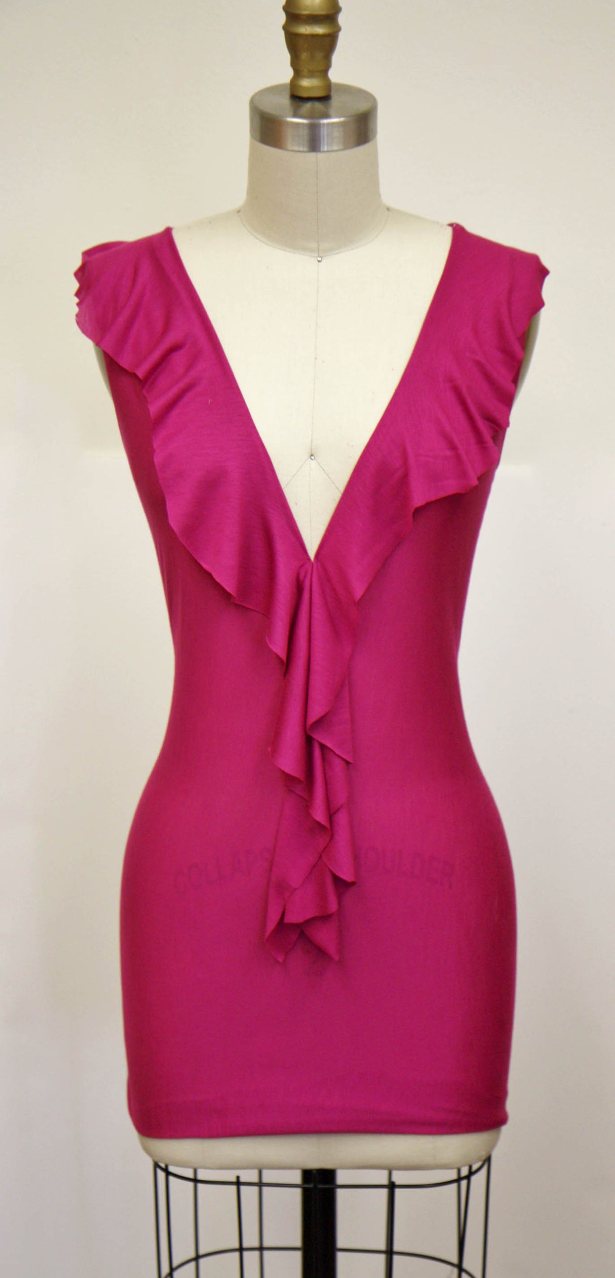 Magenta Rayon-Lycra Jersey