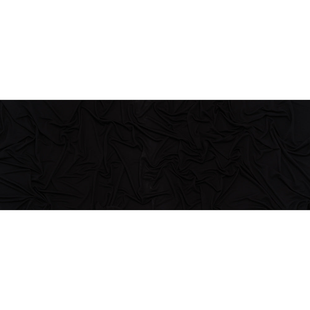 Stretch Rayon Jersey - Black - Designer Deadstock