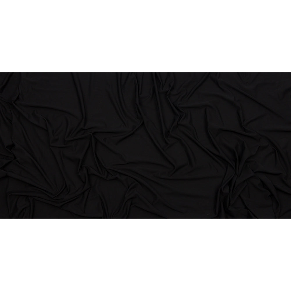 Black Stretch Rayon Jersey