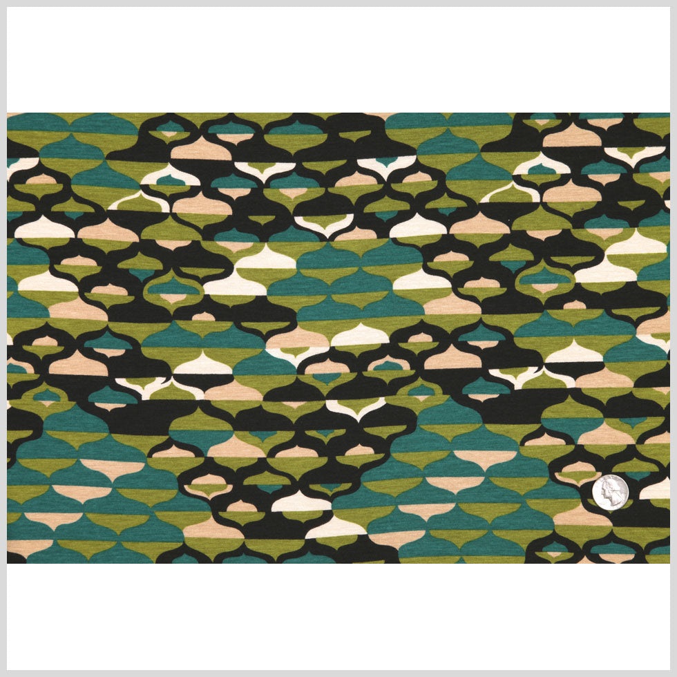 Italian Multicolor Stretch Rayon Jersey Print