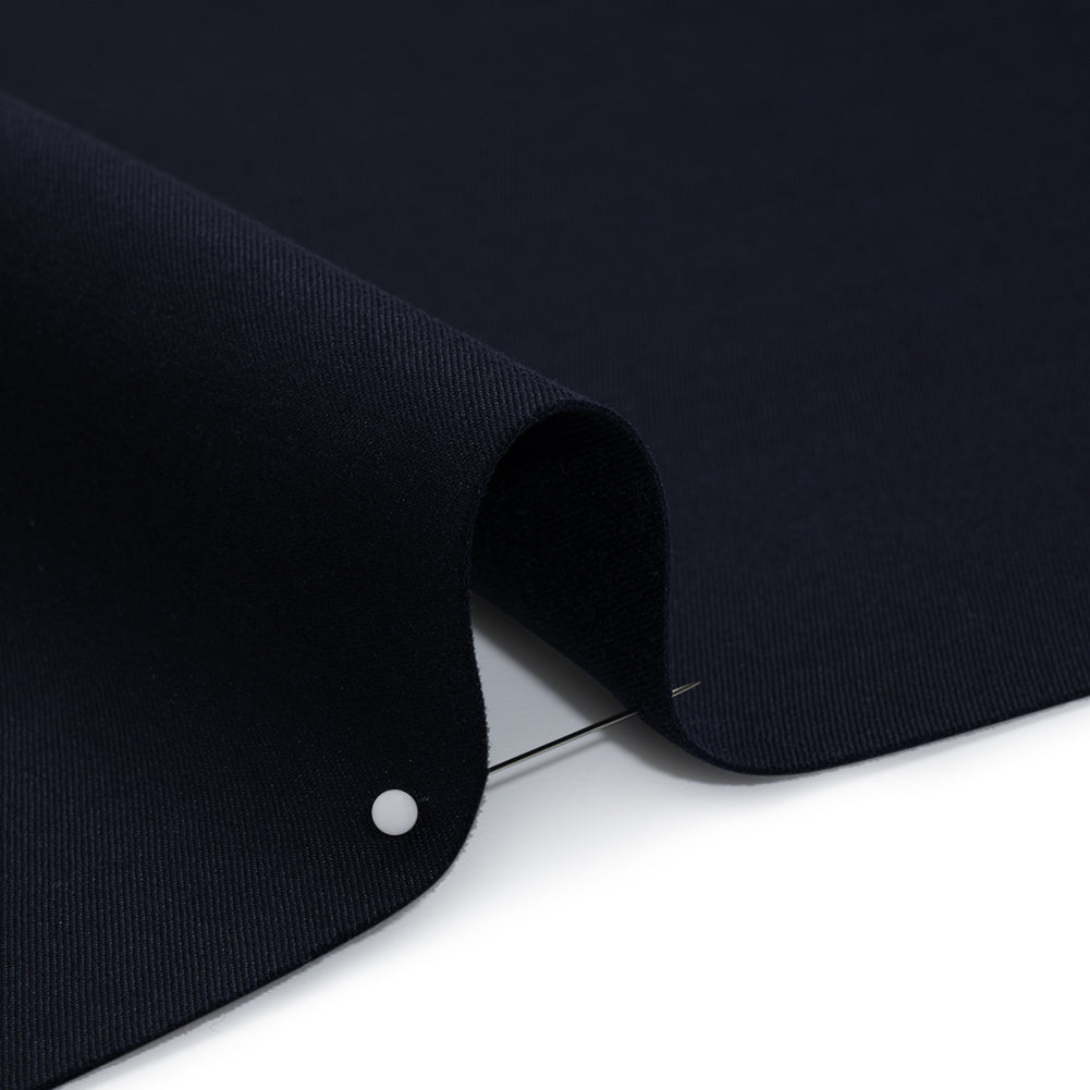 Rayon and Cotton Twill - Navy - Deadstock