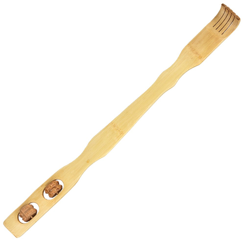 Wooden Backscratcher With Roller (1 DZ)