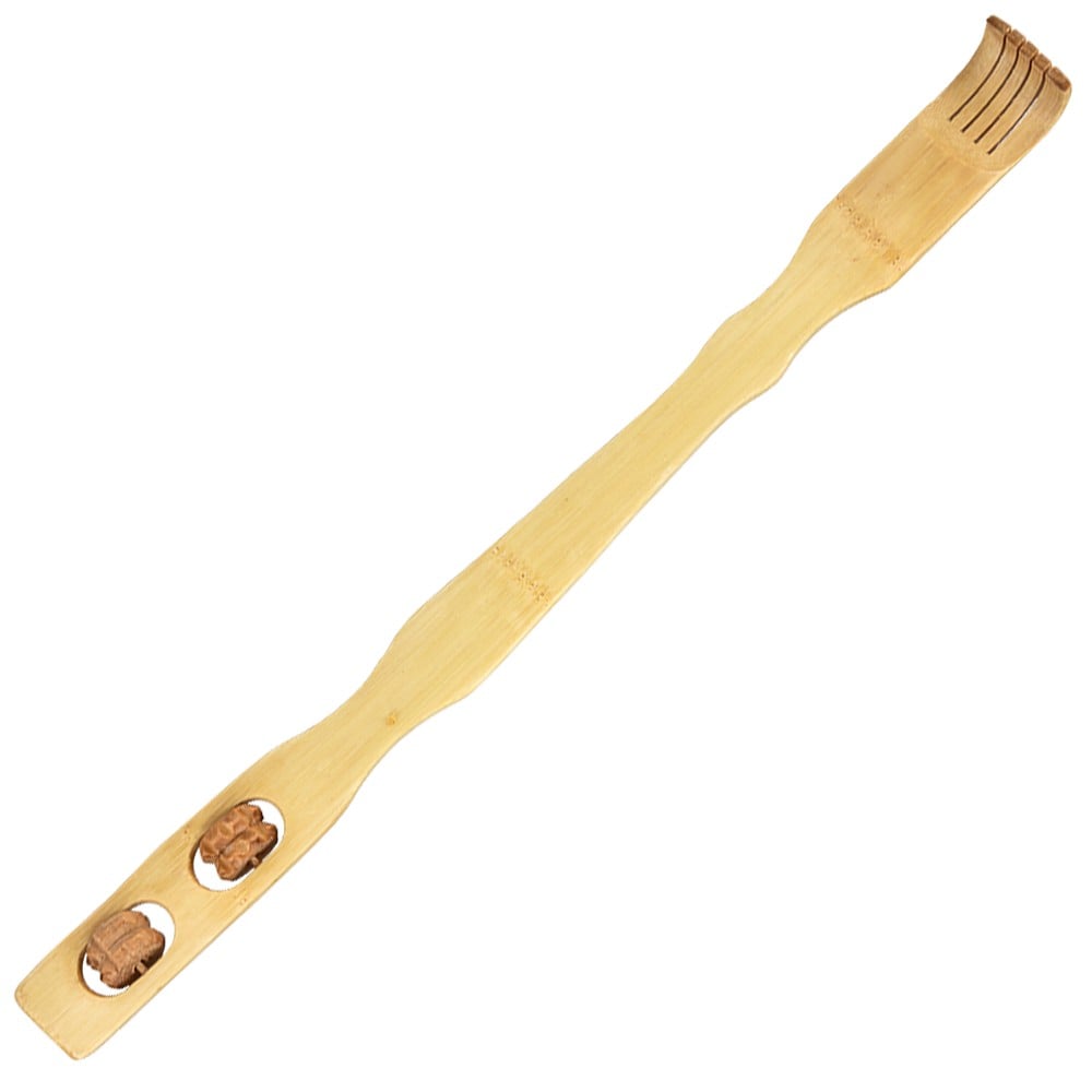 Wooden Backscratcher With Roller (1 DZ)