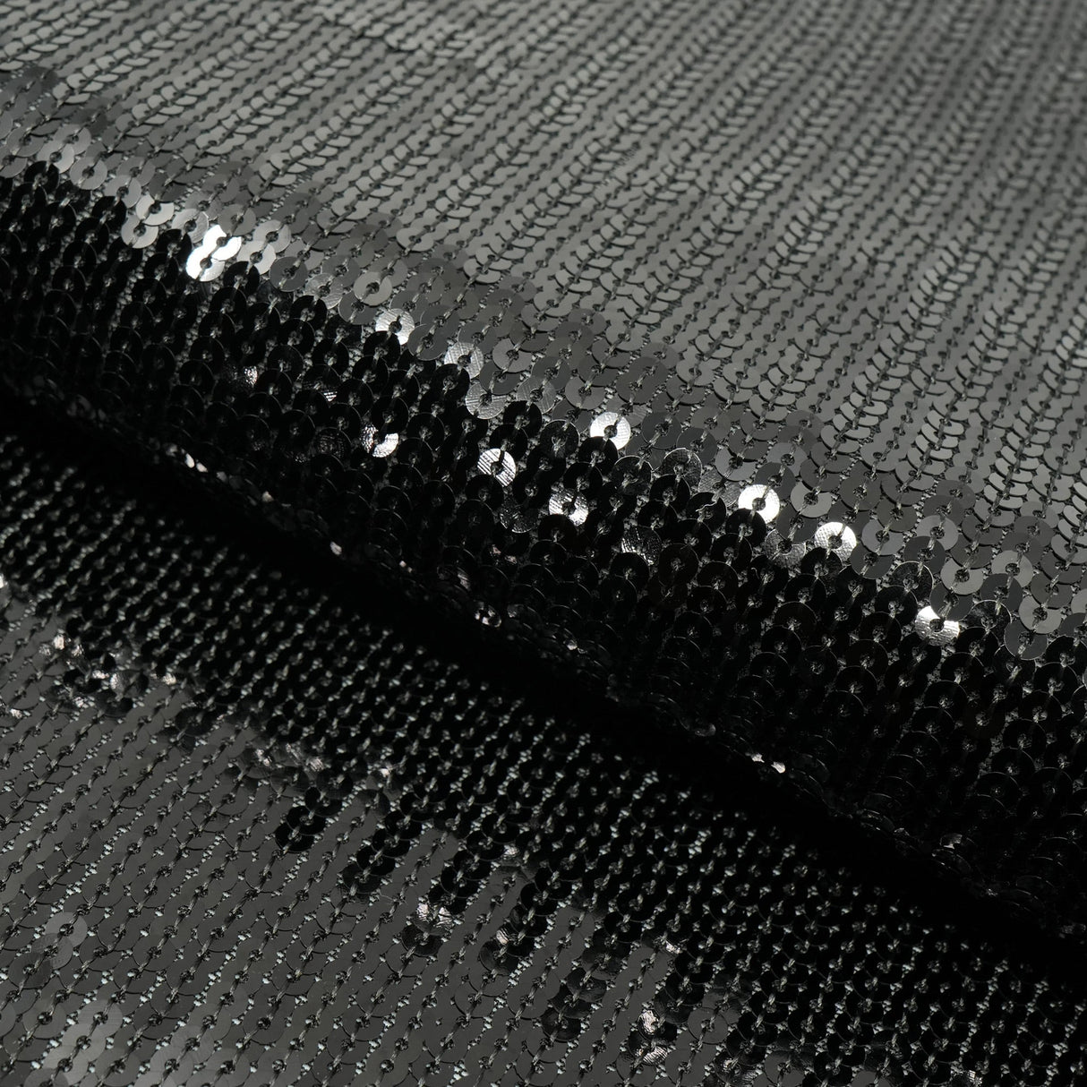 Sequin Fringe Stretch Mesh Fabric