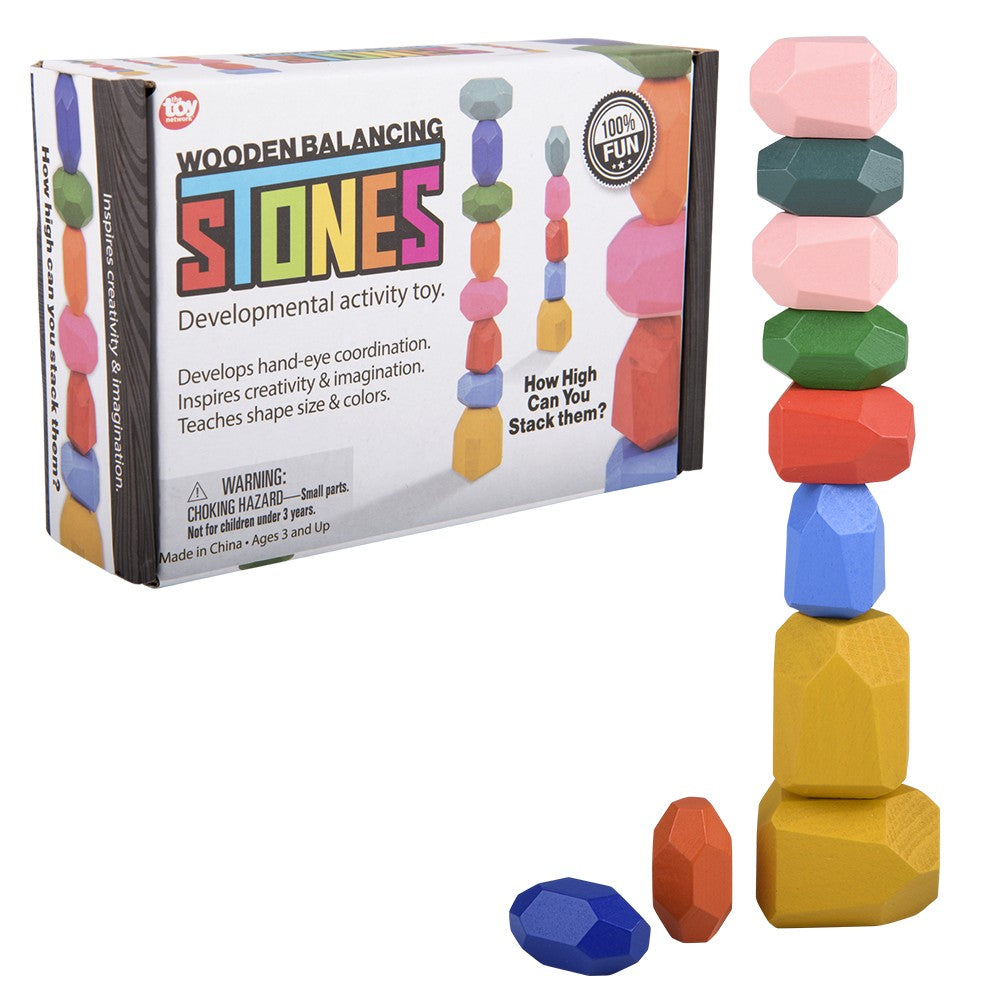 Wooden Balancing Stones Set