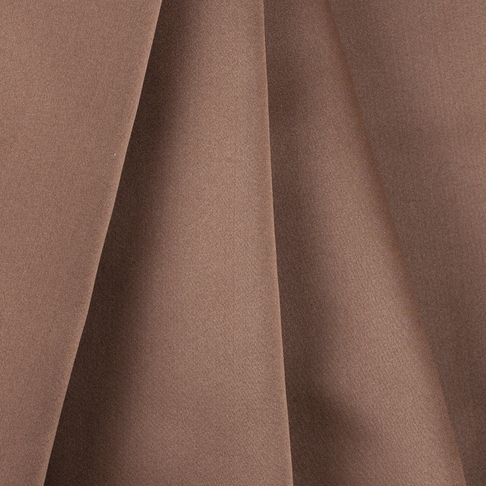 Hot Chocolate Double Faced Duchesse Satin