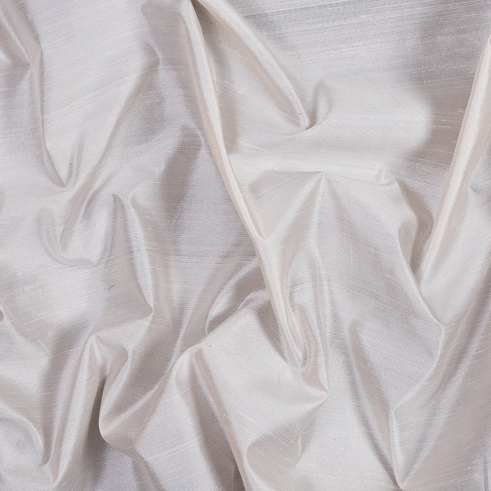 Pink Tint Crisp Silk Shantung