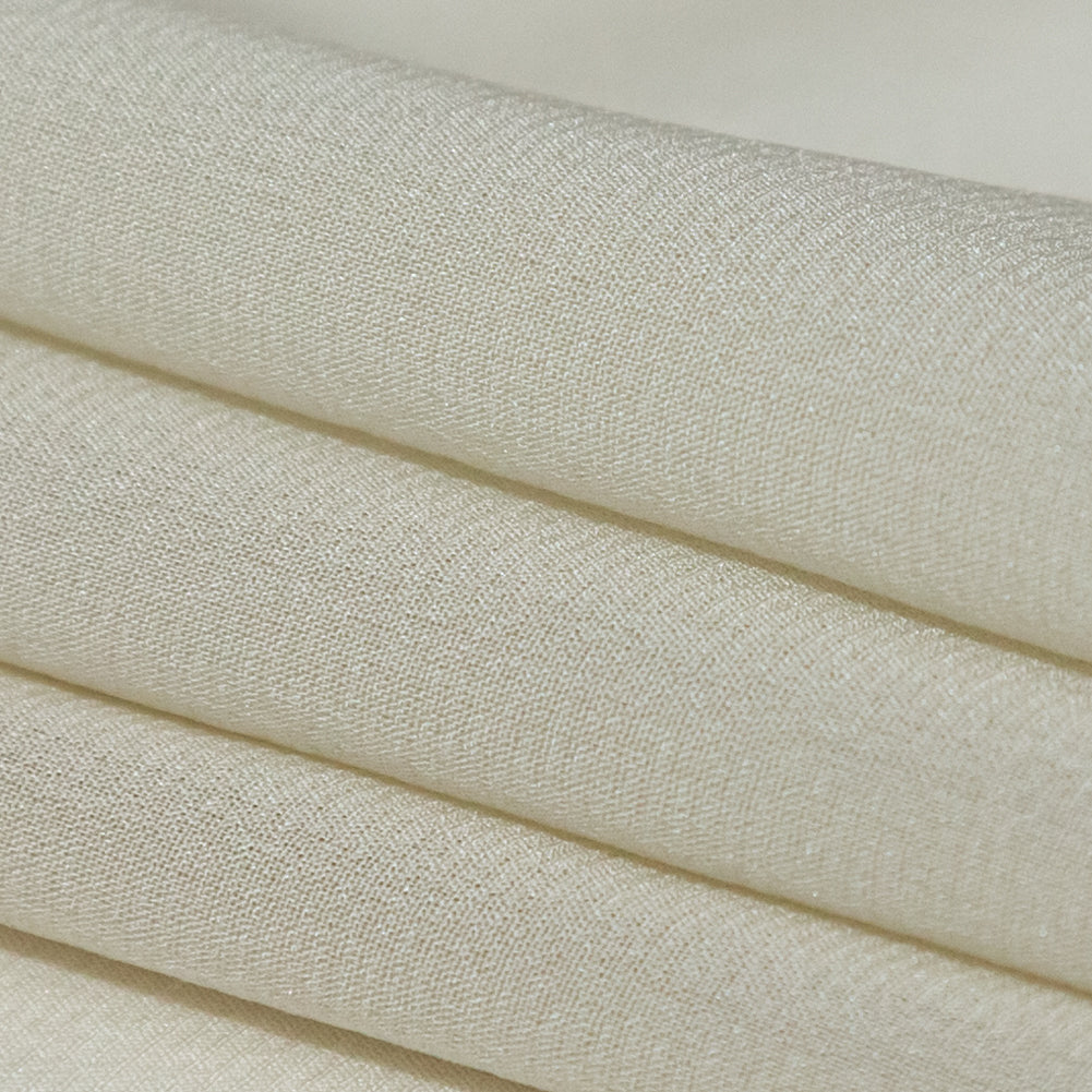 Pistachio Shell Stretch Silk Chiffon