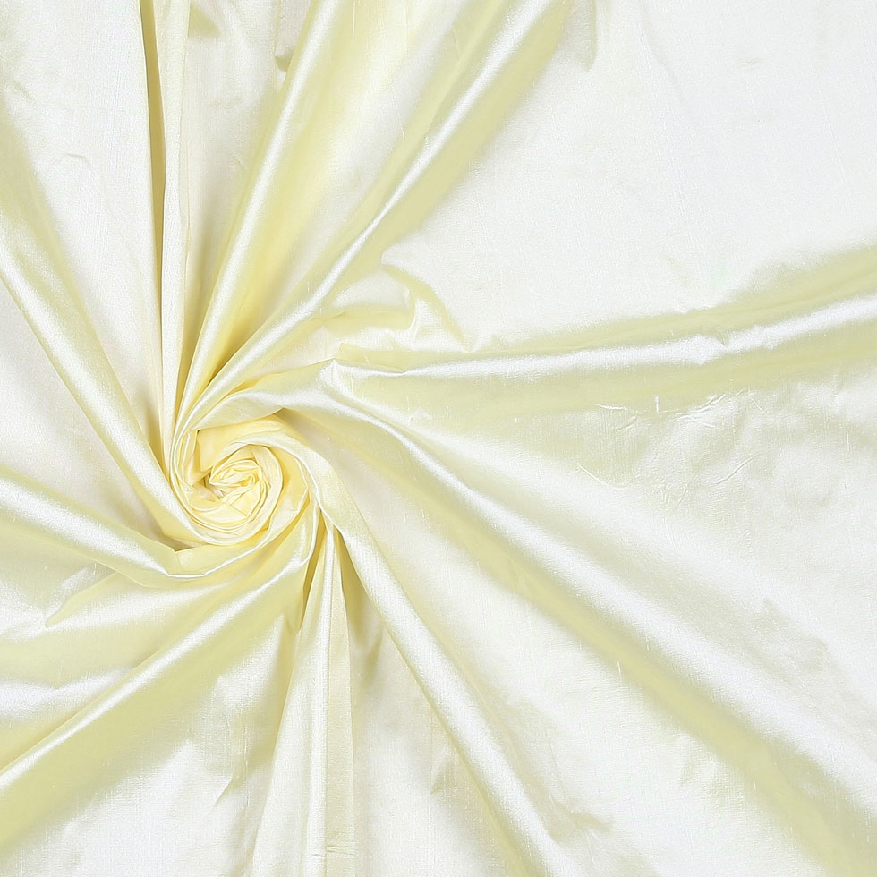 Silk Shantung - Iridescent Light Citra Green - Shantung Collection
