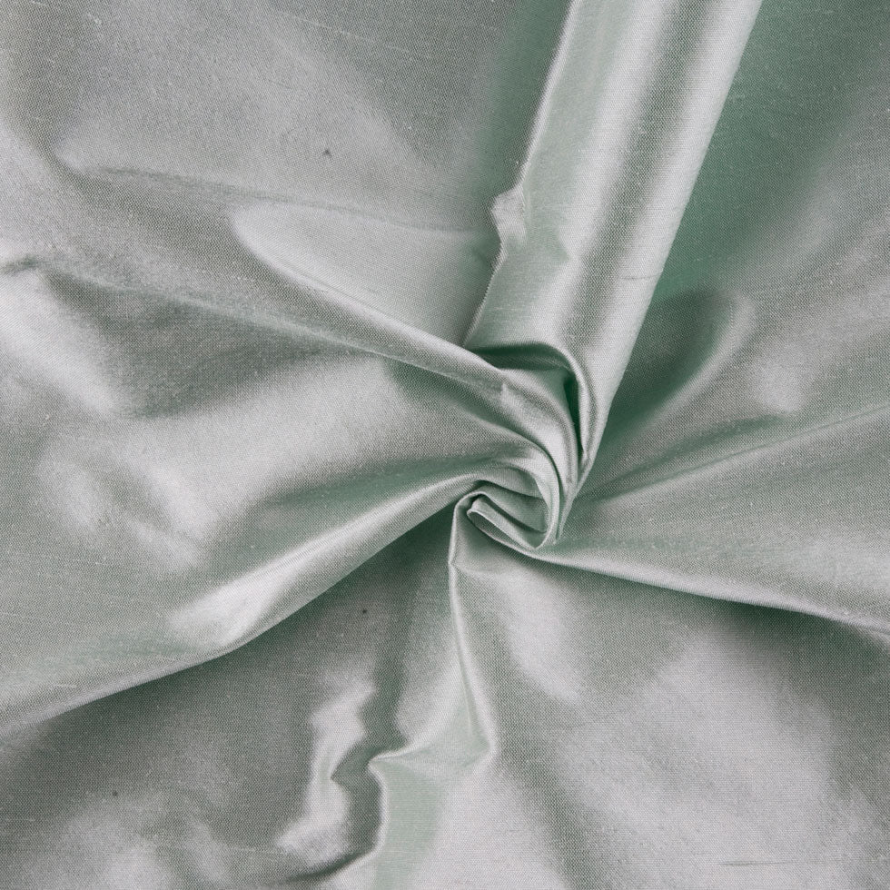 Silk Shantung - Dark Mint - Shantung Collection