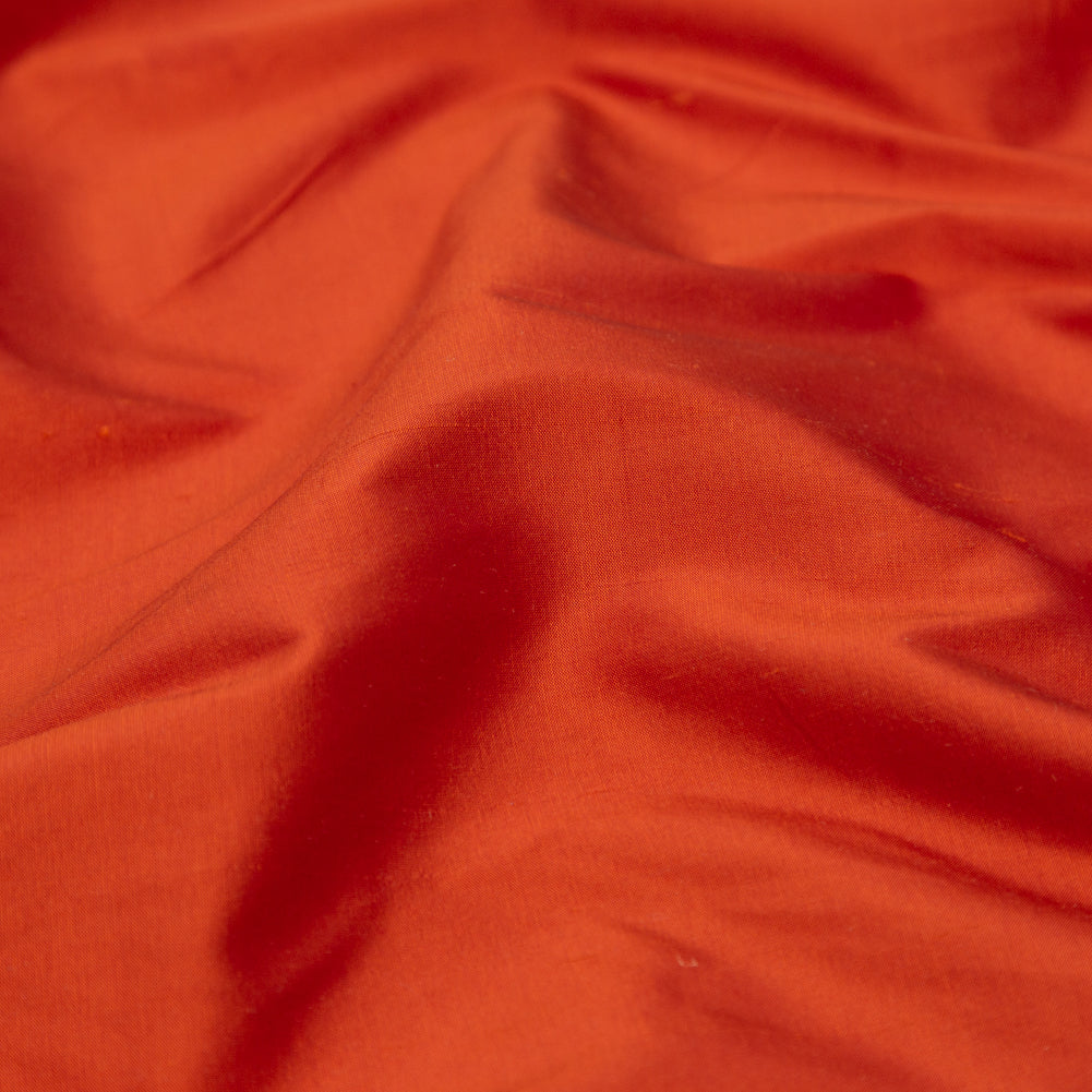 Silk Shantung - Tigerlily - Shantung Collection