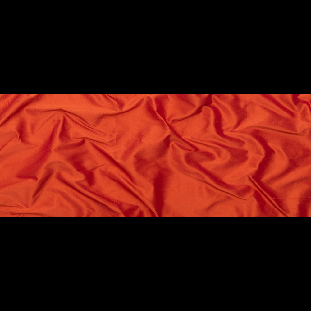 Silk Shantung - Tigerlily - Shantung Collection