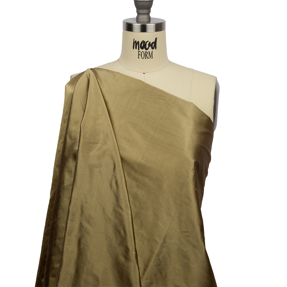 Silk Shantung - Tarnished Gold - Shantung Collection