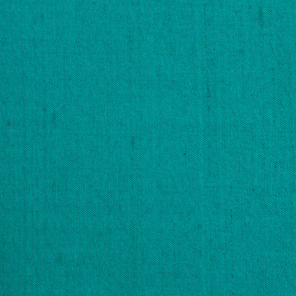 Silk Shantung - Bright Iridescent Blue Green - Shantung Collection