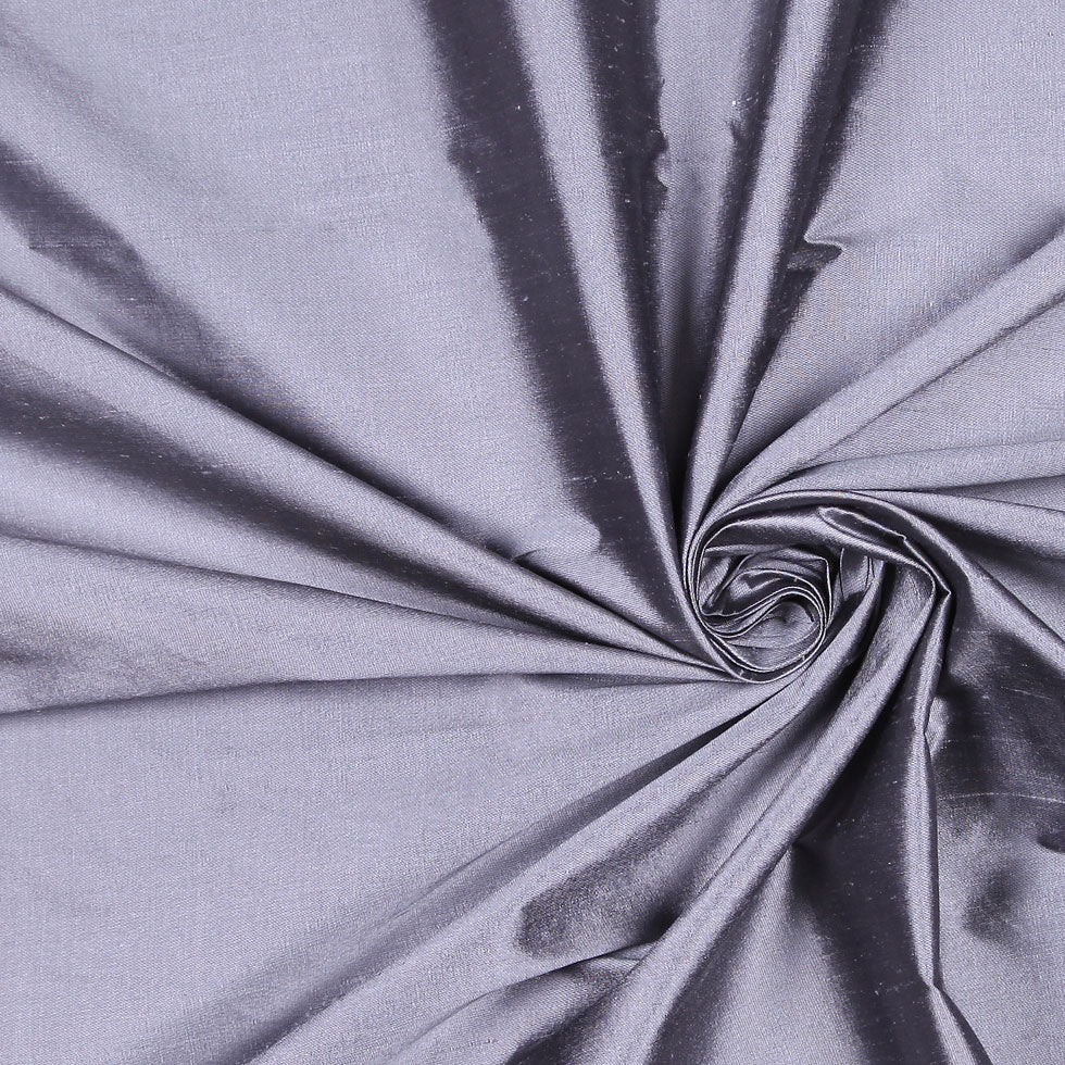 Silk Shantung - Iridescent Heather Gray - Shantung Collection