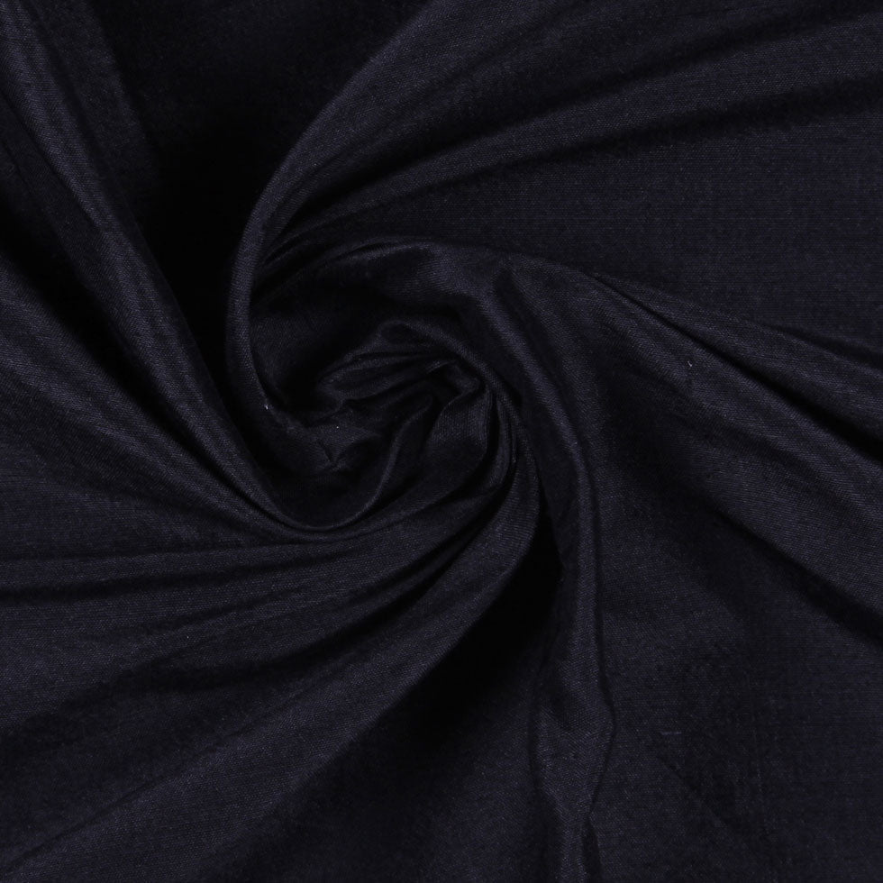 Silk Shantung - Black - Shantung Collection