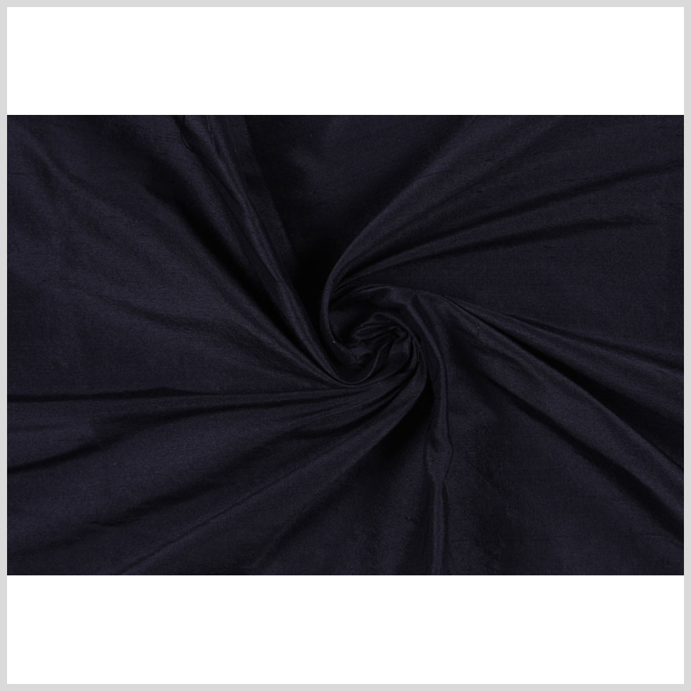 Silk Shantung - Black - Shantung Collection