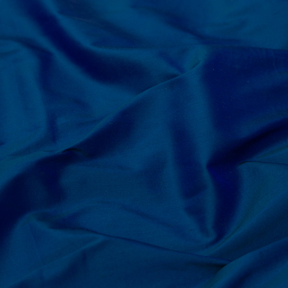 Silk Shantung - Iridescent Deep Ultramarine - Shantung Collection