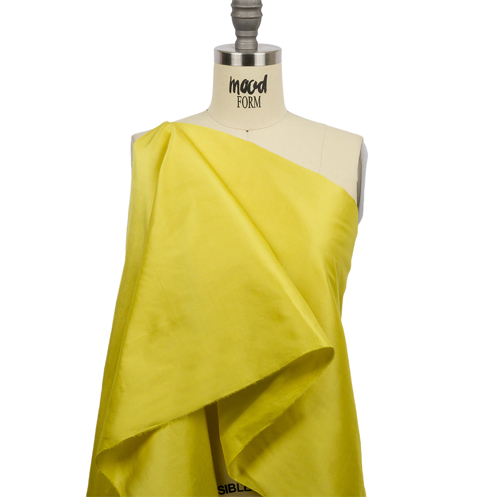 Silk Shantung - Yellow Green - Shantung Collection