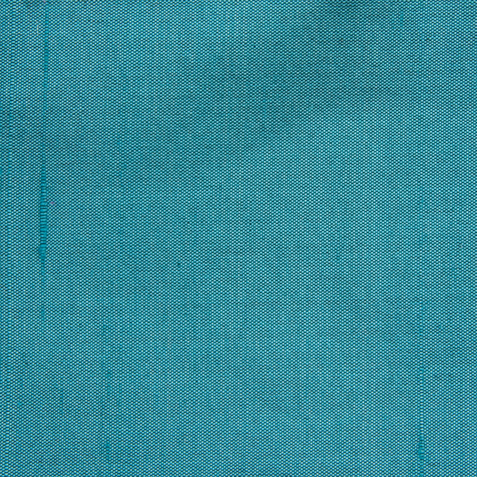 Silk Shantung - Iridescent Turquoise and Black - Shantung Collection