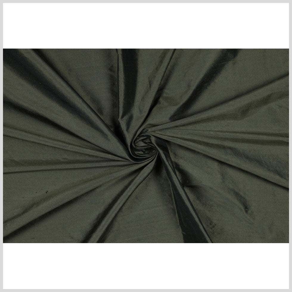 Silk Shantung - Dark Grass Green - Shantung Collection