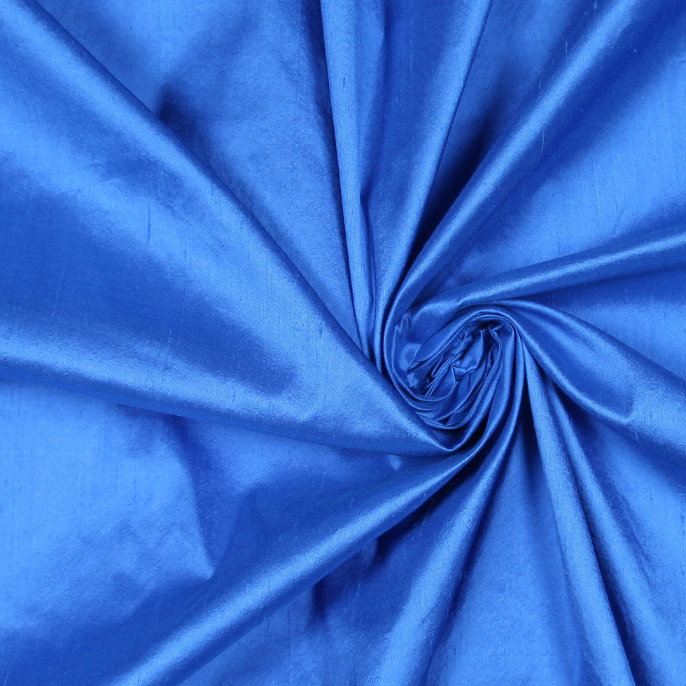 Silk Shantung - Marina Blue - Shantung Collection