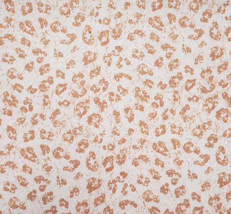 1 Yard French Terry Beige Rose Knit Fabric, Soft Stretch Polyester Rayon 58/60 Inches Wide
