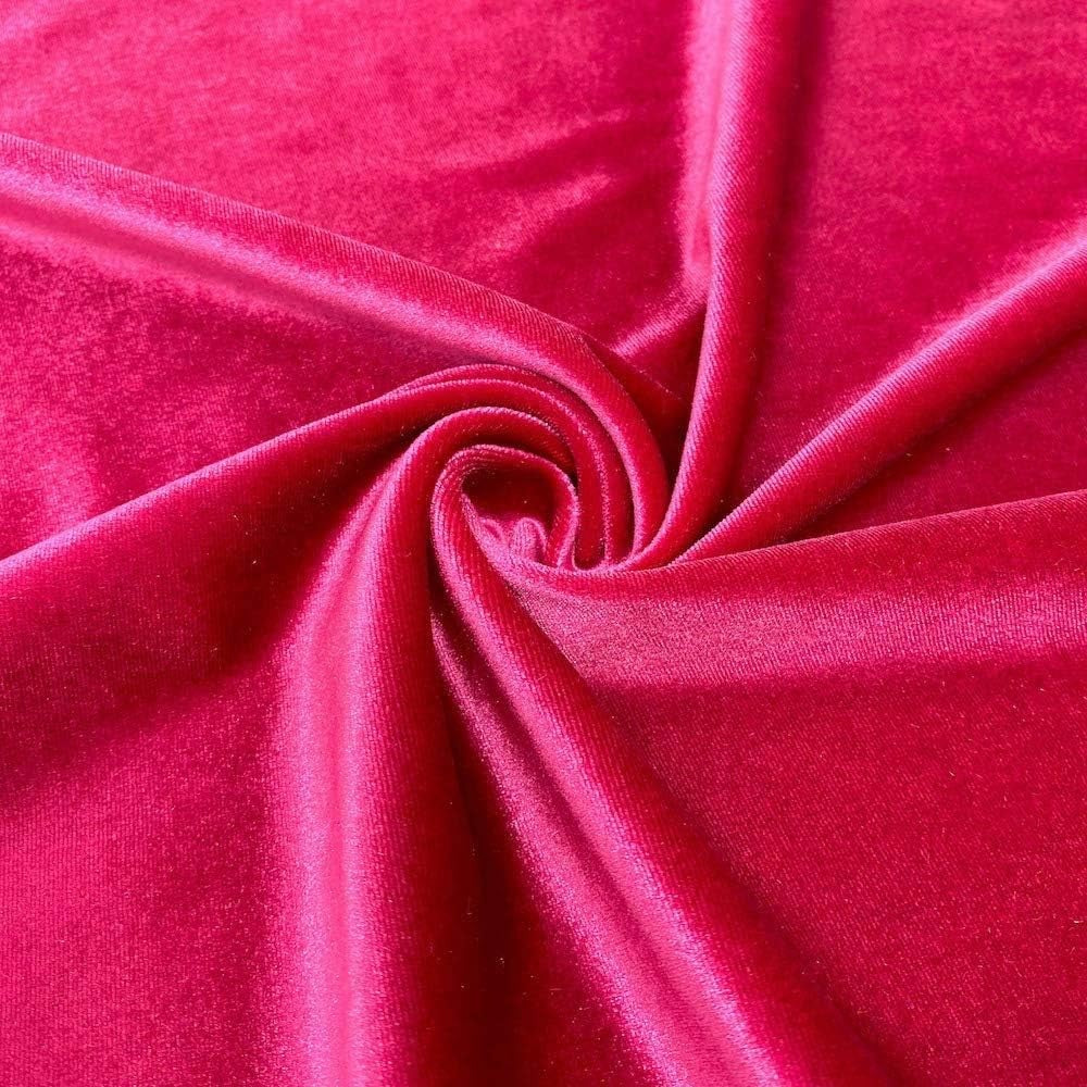 Royal Velvet Velvet Fabric - Black, Blush, Brown, Burgundy, Champagne, Charcoal, Dark Purple, Fuchsia, Gold, Hunter Green, Indigo, Ivory, Lilac, Moss Green, Navy Blue, Olive, Red, Royal Blue, Silver, Teal, White