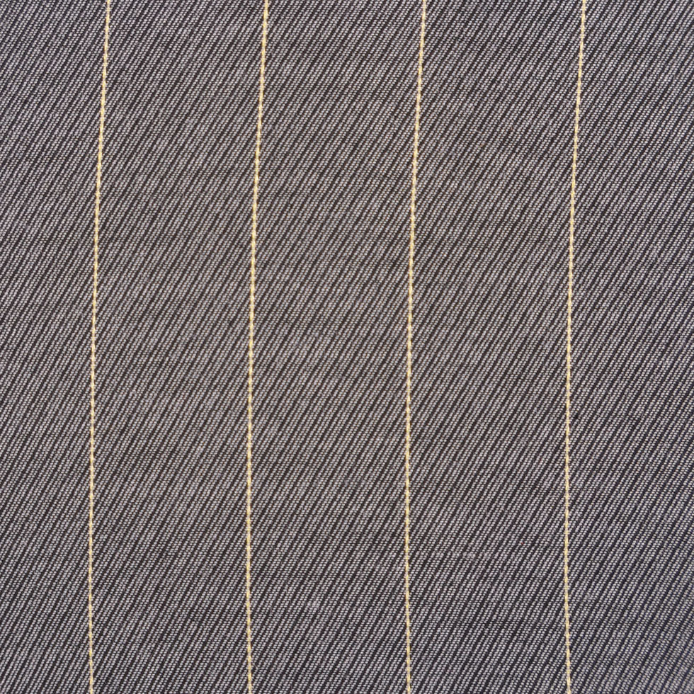 Italian Multicolor Striped Wool-Blend Suiting