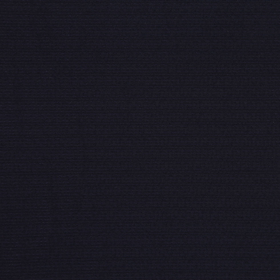 Black Wool and Rayon Matelasse