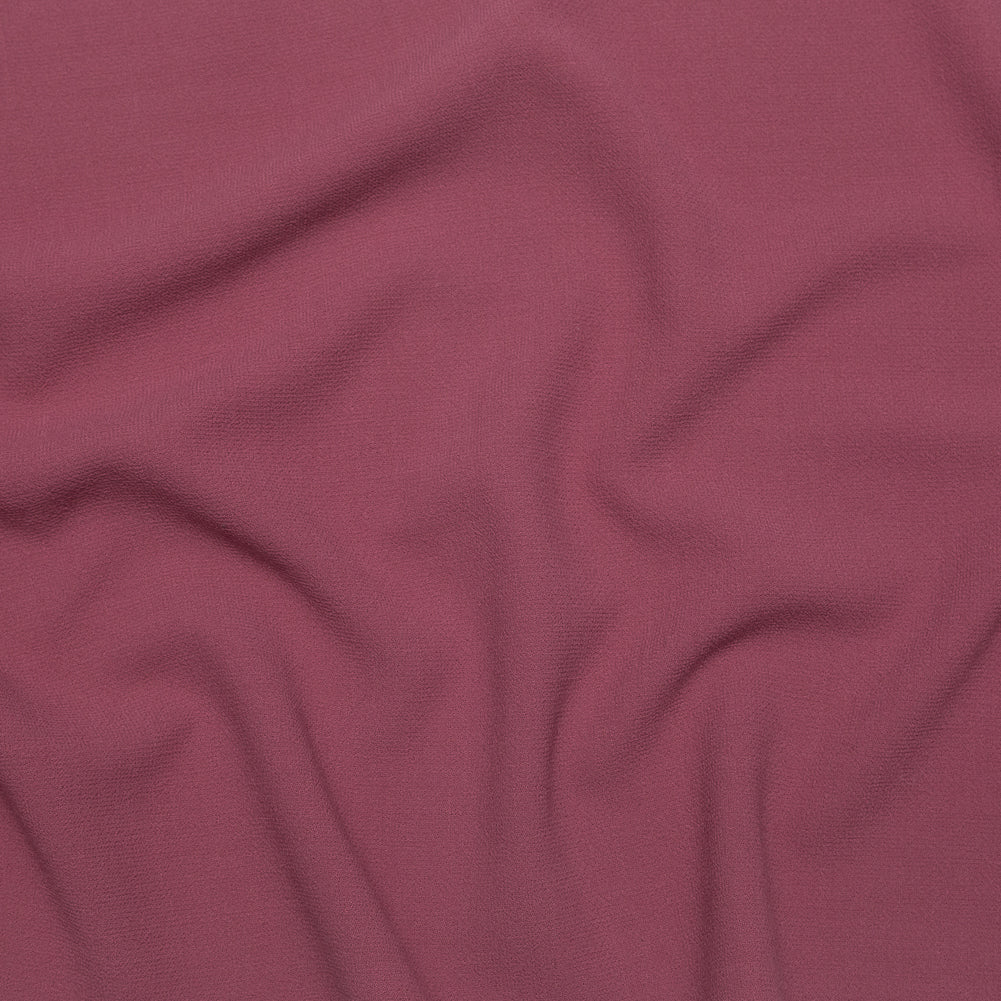 Italian Liz Berry Creped Stretch Wool Double Cloth