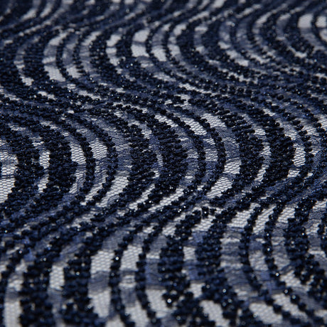 1 Yard Seagull Tulle Lace Fabric MP/P Dalang Embroidered Exquisite Design 50/52" Wide