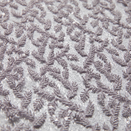 1 Yard Delicate Embroidered Tulle Lace Fabric with Intricate Design 50/52" Wide