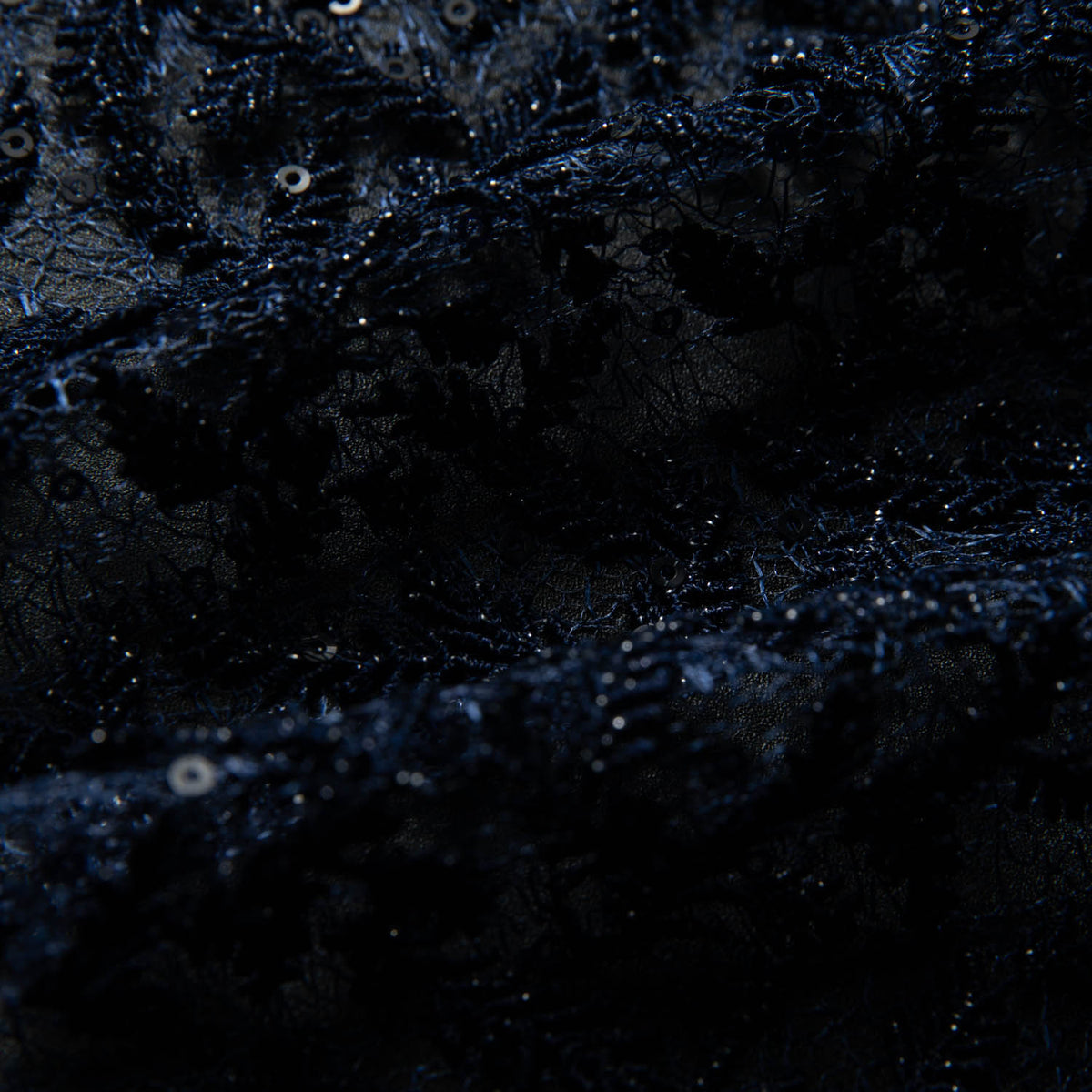 1 Yard Delicate Embroidered Tulle Lace Fabric with Intricate Design 50/52" Wide