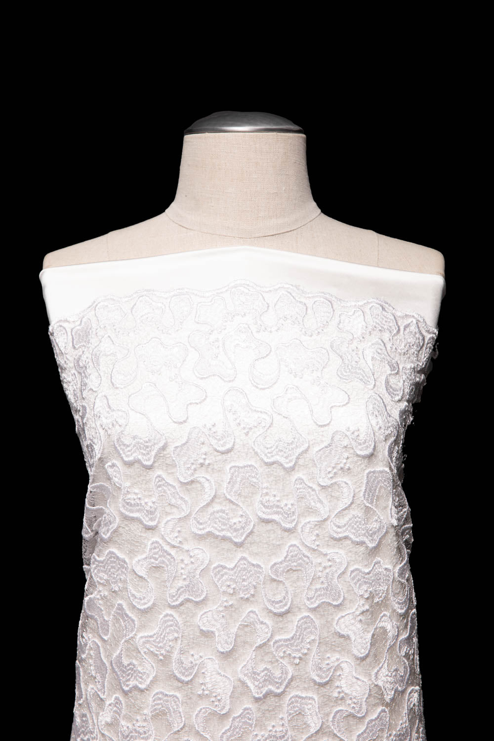 1 Yard Sparkly Embroidered Corded Lace Fabric with Sequins 50/51" Wide