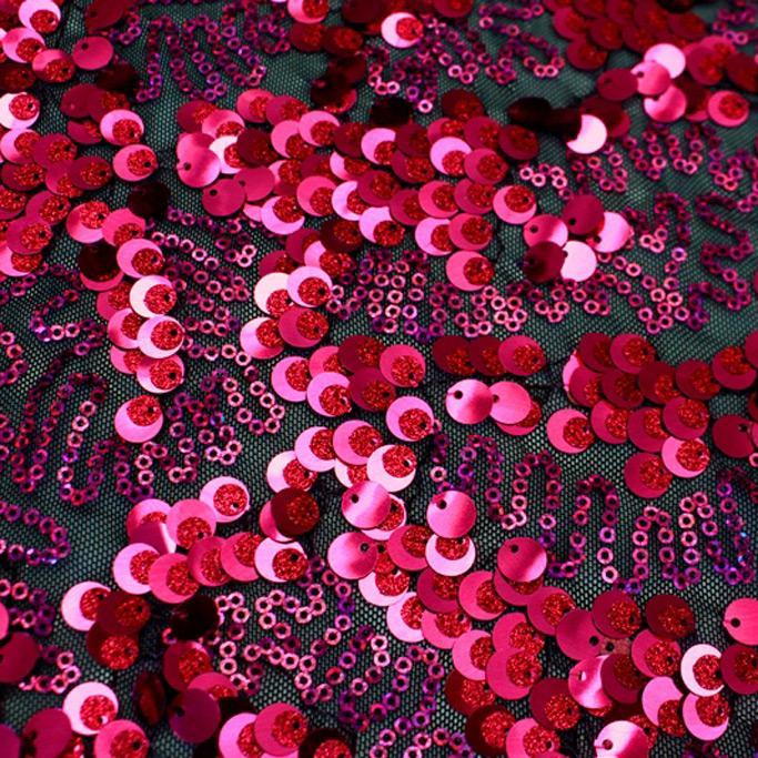 Stretch Mesh Sequin Fabric