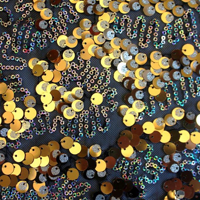 Stretch Mesh Sequin Fabric