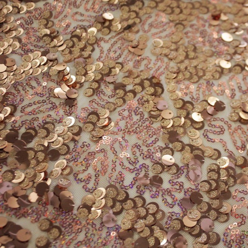 Stretch Mesh Sequin Fabric
