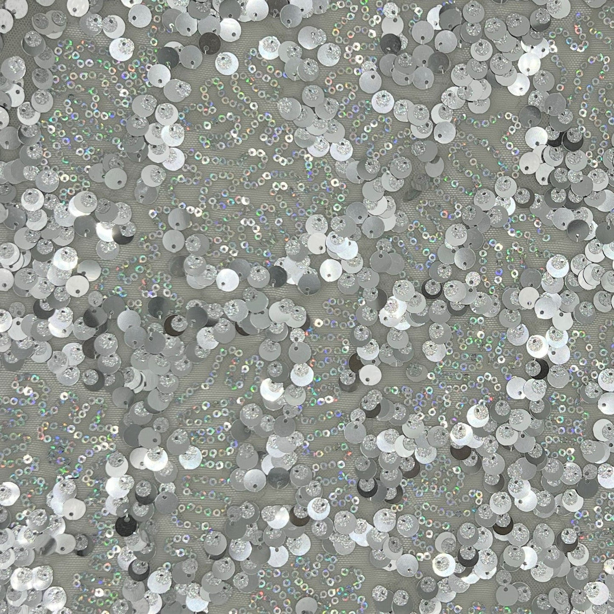 Stretch Mesh Sequin Fabric