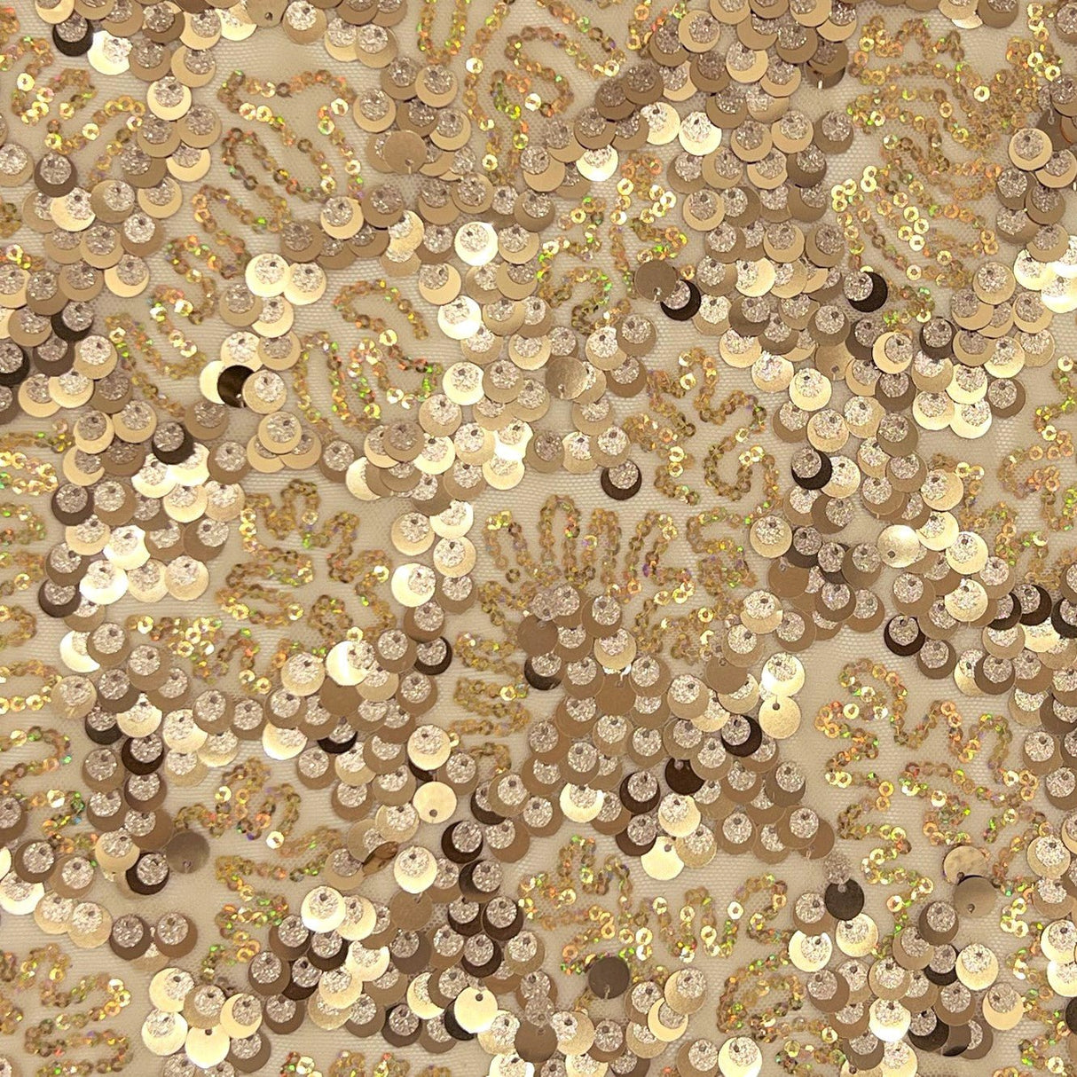 Stretch Mesh Sequin Fabric